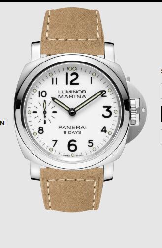 Panerai Luminor Marina 8 Days Acciaio 44mm Replica Watch PAM00563 SCAMOSCIATO BROWN